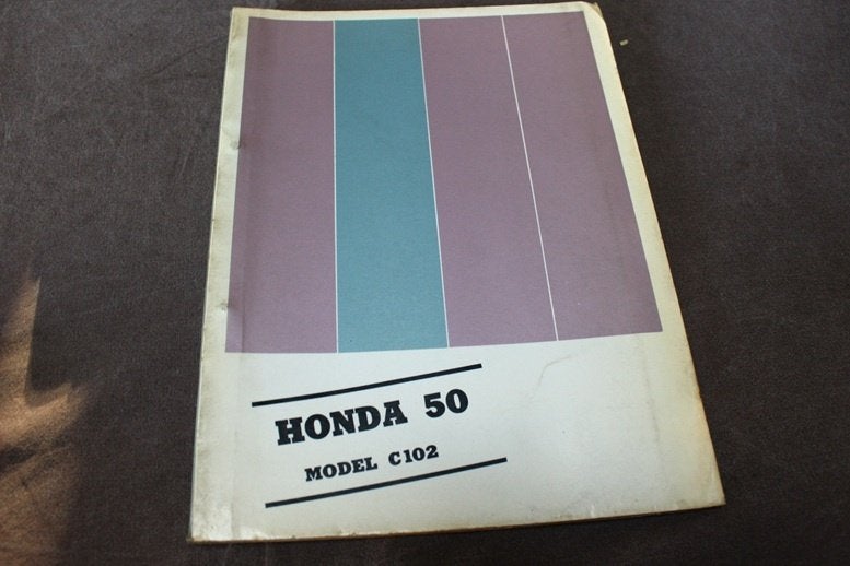 Honda C102 Super Cub moped parts list onderdelen boek, Ophalen of Verzenden, Gebruikt