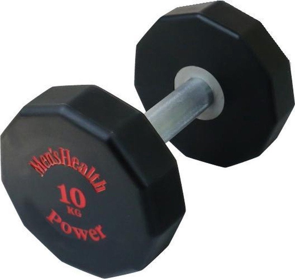 Men's Health Urethane Dumbbell 10 kg - Crossfit - Oefeningen, Sport en Fitness, Ophalen, Zo goed als nieuw, Armen, Dumbbell