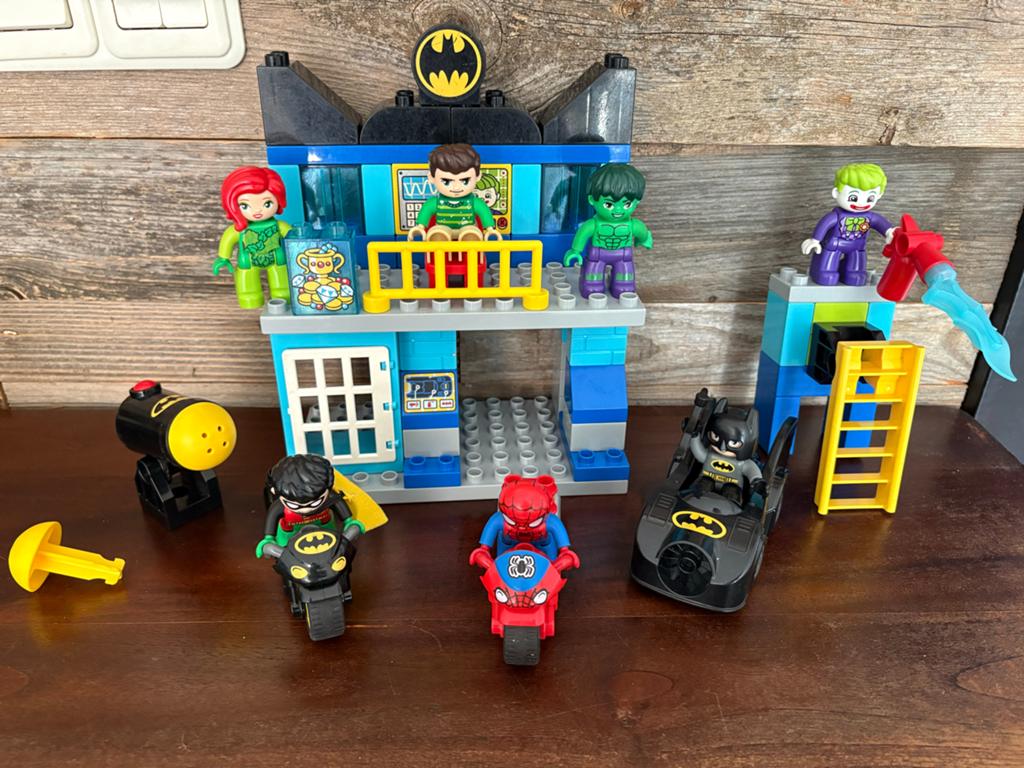 LEGO Duplo Batman set met figuren en voertuigen, Ophalen of Verzenden, Zo goed als nieuw, Overige merken