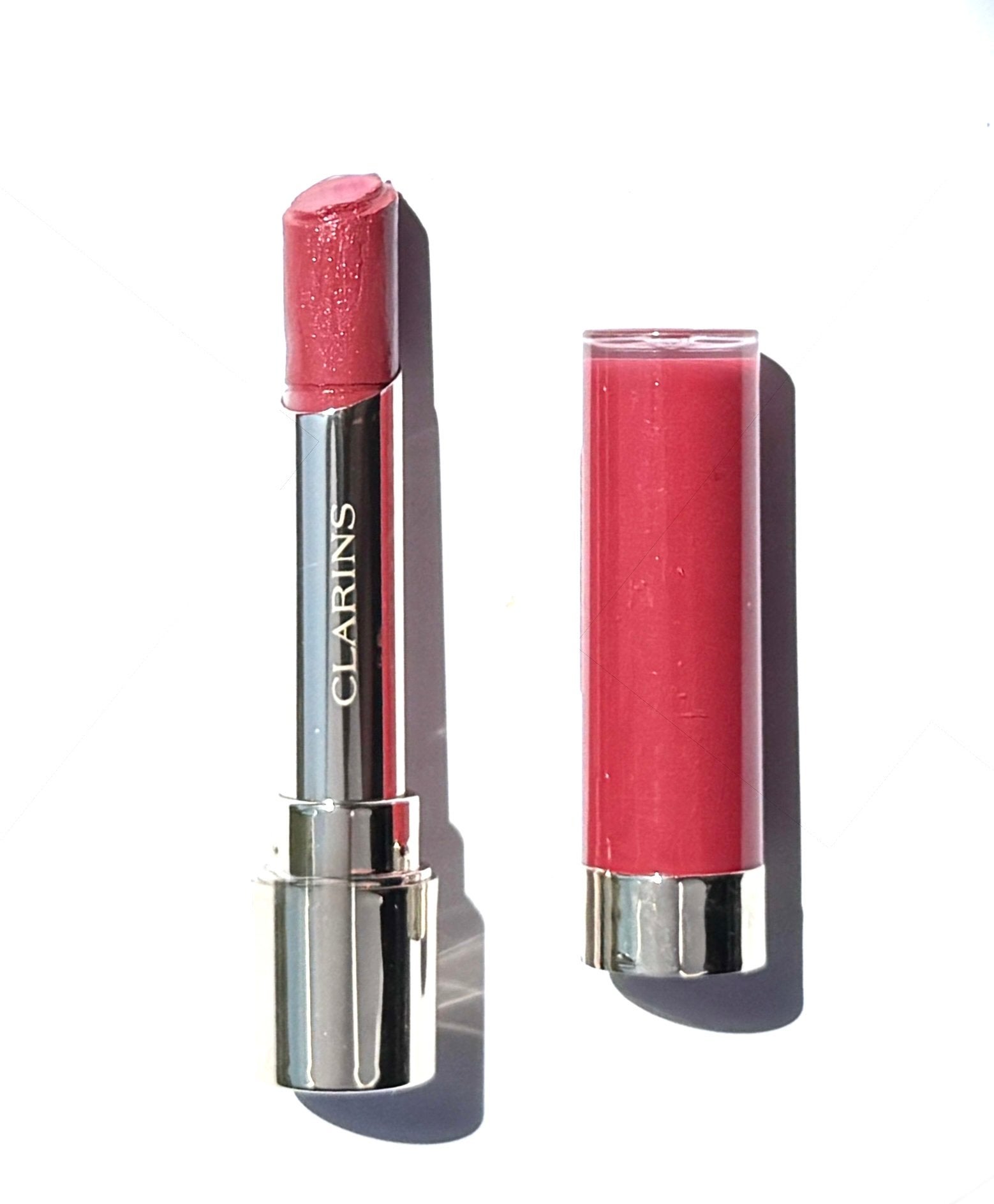 Clarins Joli Rouge Lacquer 732L Grenadine Lippenstift, Lippen, Nieuw, Ophalen of Verzenden, Make-up