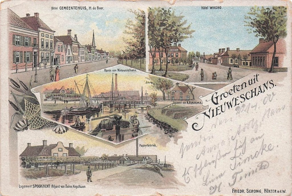 703-310-019 Nieuweschans, Verzenden, Voor 1920, Groningen