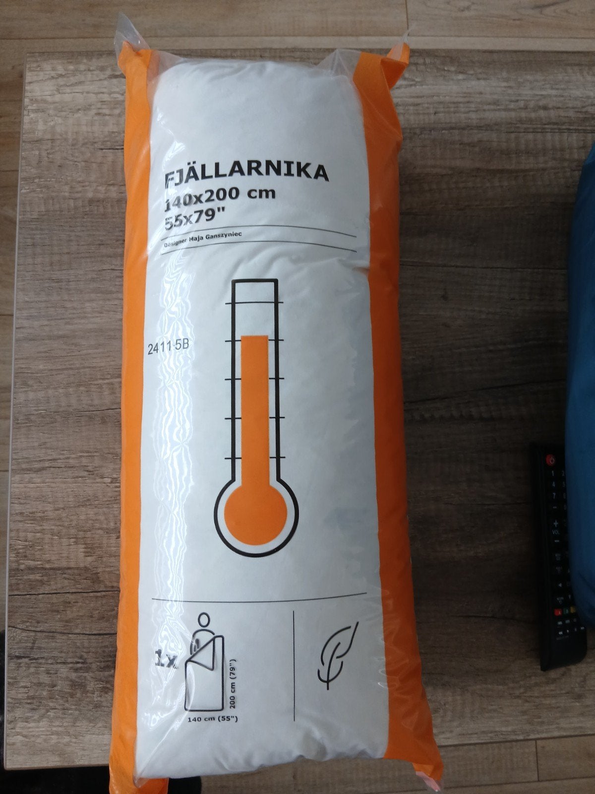 IKEA FJÄLLARNIKA Dekbed 140x200 cm - nieuw in verpakking, Huis en Inrichting, Slaapkamer | Beddengoed, Eenpersoons, Wit, Ophalen of Verzenden