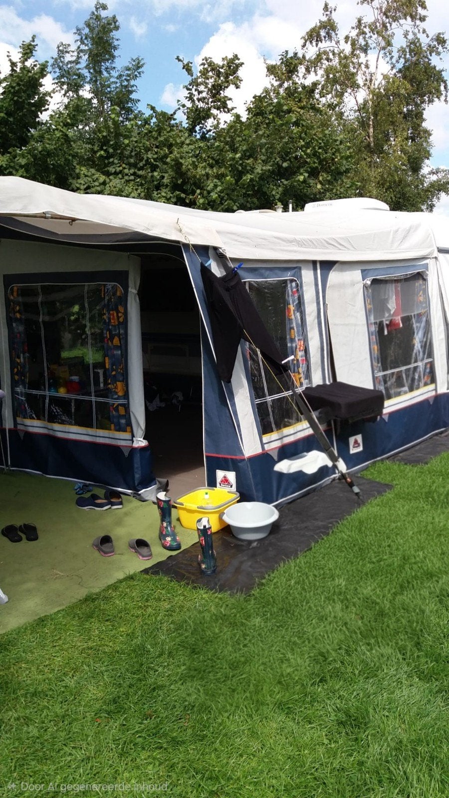 Dorema voortent voor caravan (omloopmaat 10, als nieuw), Ophalen of Verzenden, Zo goed als nieuw