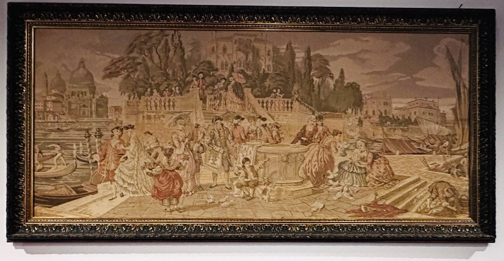 Groot wandtapijt "Stella D'Oriente" - Venetiaans tafereel, Ophalen