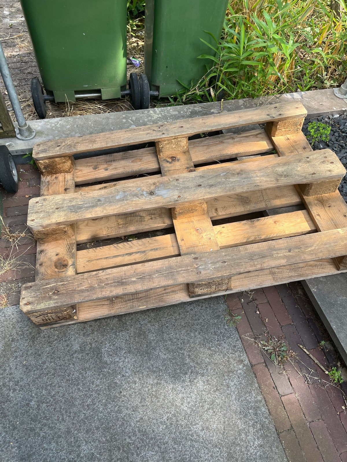 Gratis pallet af te halen, Ophalen, Gebruikt, 100 cm of meer, 60 cm of meer