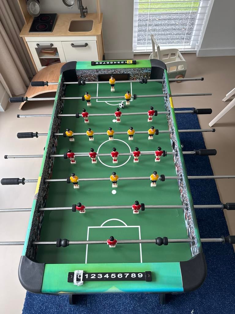 Voetbaltafel in goede staat 120x60cm, 79cm hoogte, Ophalen, Gebruikt