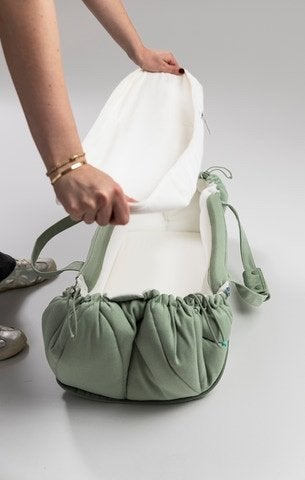 najell sleep carrier, groen, Kinderen en Baby's, Babywiegjes en Ledikanten, Ophalen of Verzenden, Zo goed als nieuw, Wieg