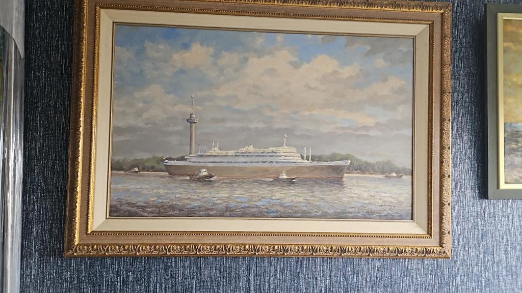 Jan Schaeffer. Olieverf op doek., Antiek en Kunst, Ophalen of Verzenden