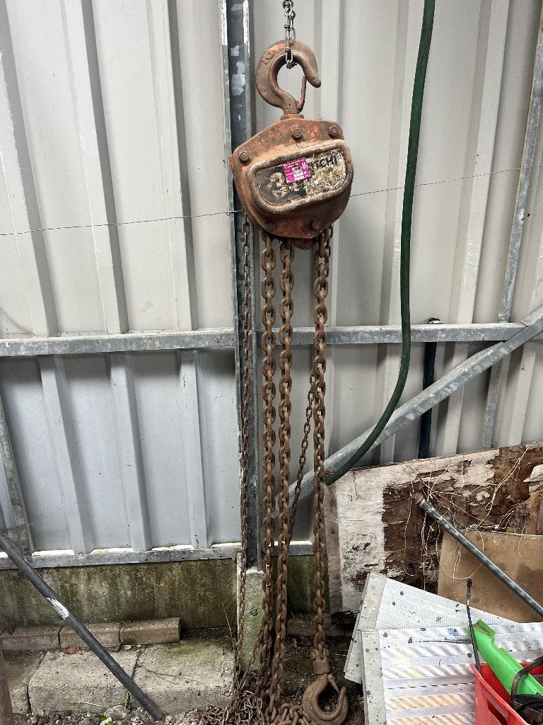 Yale 3 ton handkettingtakel - zwaar, Ophalen, Gebruikt, Handmatig