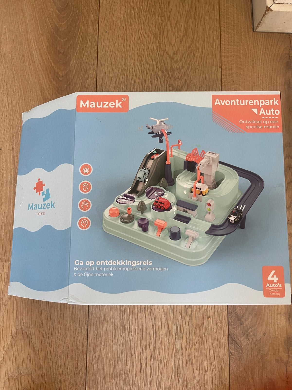 Mauzek Avonturenpark Auto Speelset, Ophalen, Gebruikt