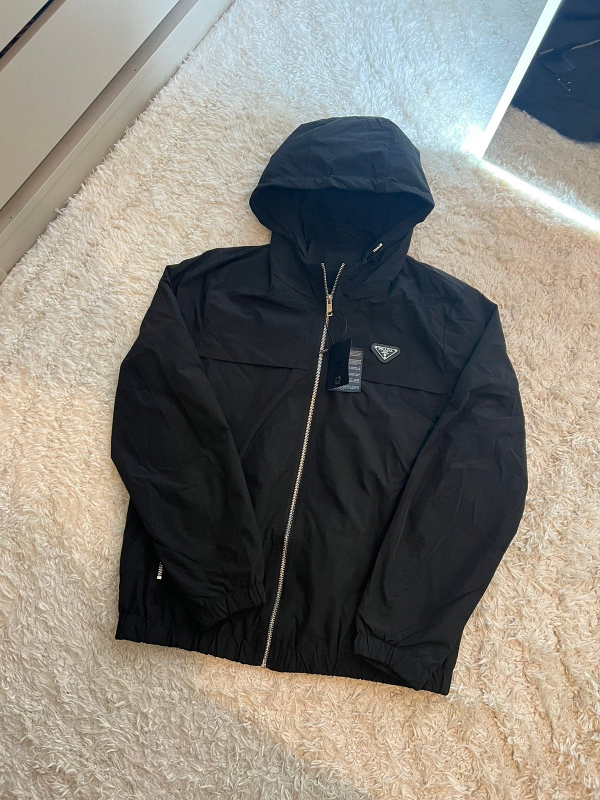 Prada windbreaker/zomerjas, Ophalen of Verzenden, Nieuw, Maat 46 (S) of kleiner, Zwart