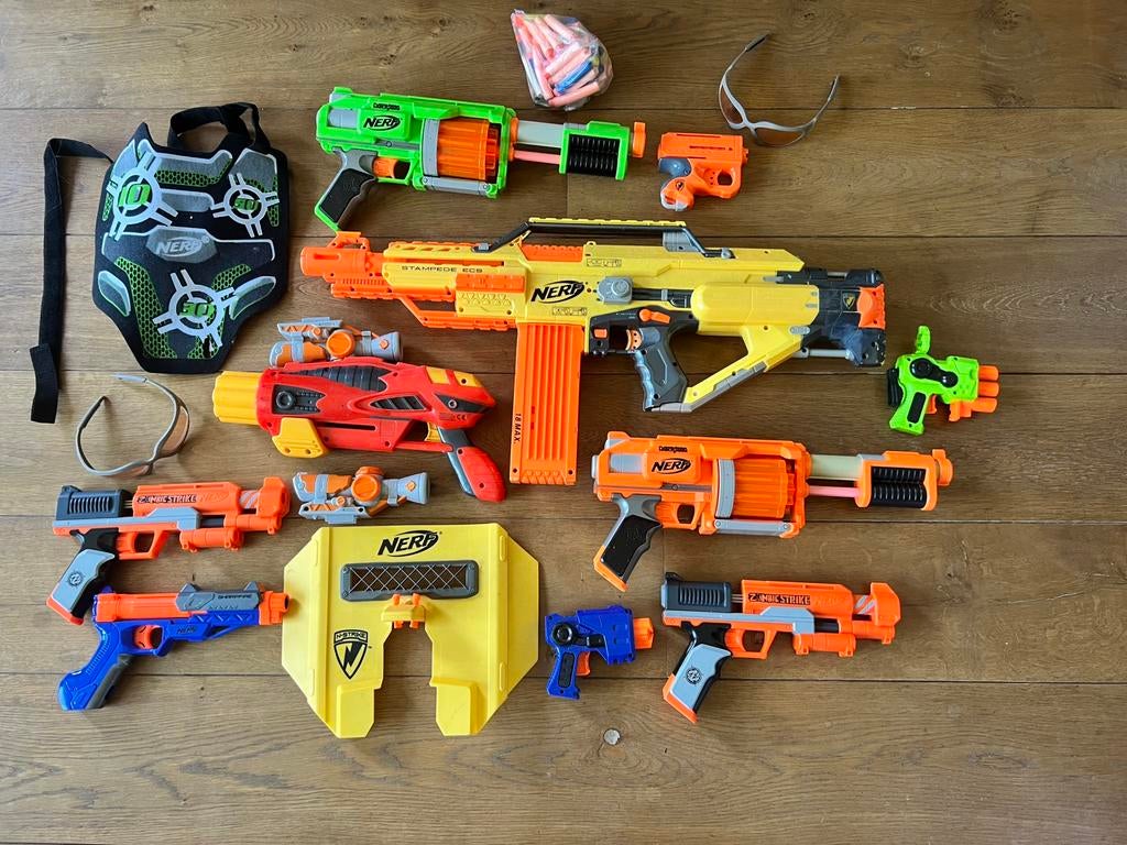 Héél veel Nerf, Ophalen, Gebruikt