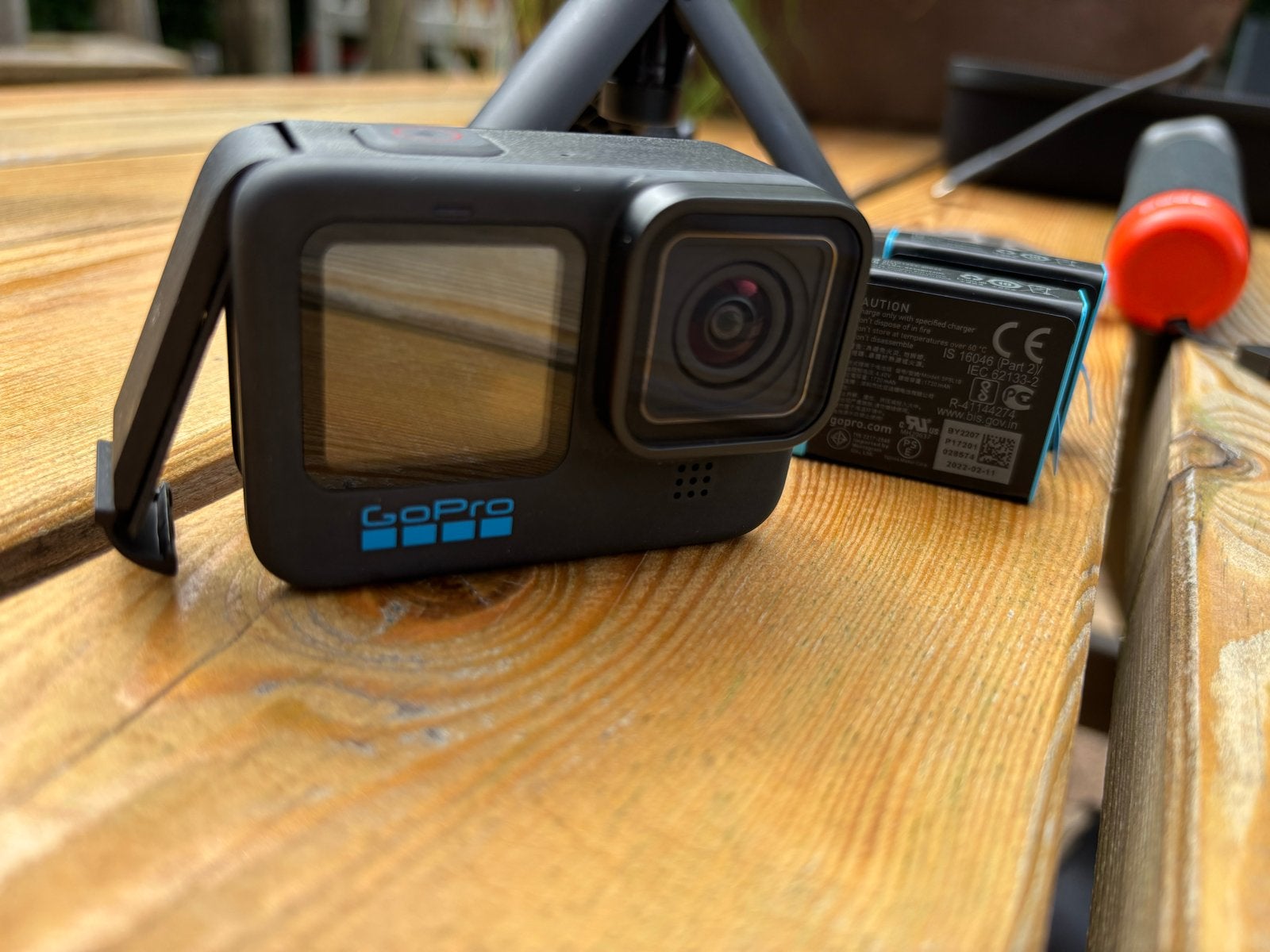 GoPro Hero 10 Black met accessoires, Audio, Tv en Foto, Actiecamera's, Ophalen, Zo goed als nieuw, GoPro