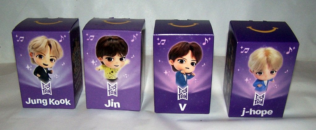 4 McDonald BTS figuurtjes. Nieuw in verpakking., Ophalen of Verzenden, Nieuw