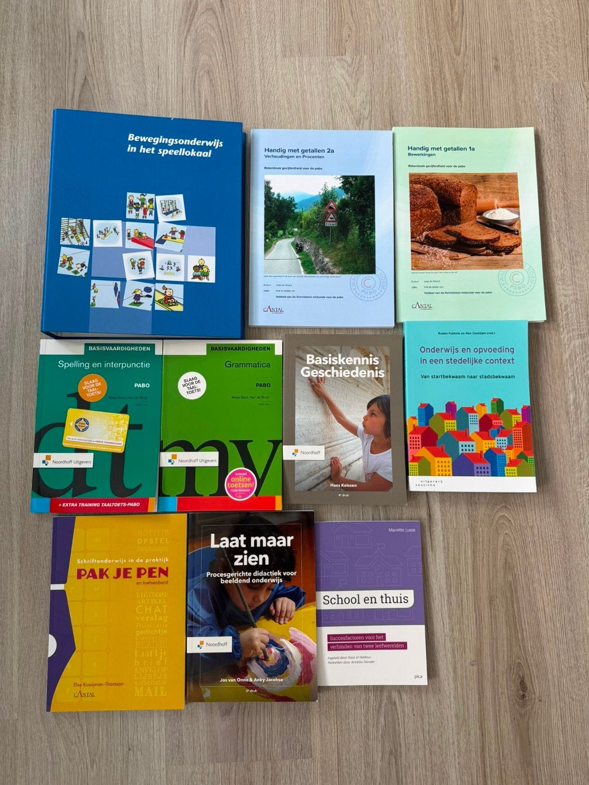 Pabo boeken: Bewegingsonderwijs, Geschiedenis, Taal, Rekenen, Boeken, Ophalen of Verzenden, Zo goed als nieuw, Overige niveaus