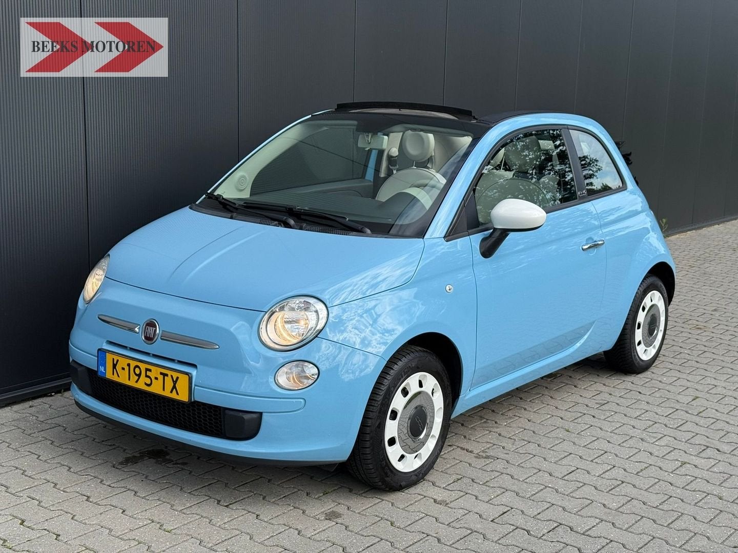 FIAT 500c 1.2 Lounge 2013 Cabrio 2013 Carplay/Airco/PDC, Voorwielaandrijving, Gebruikt, 4 cilinders, Cabriolet