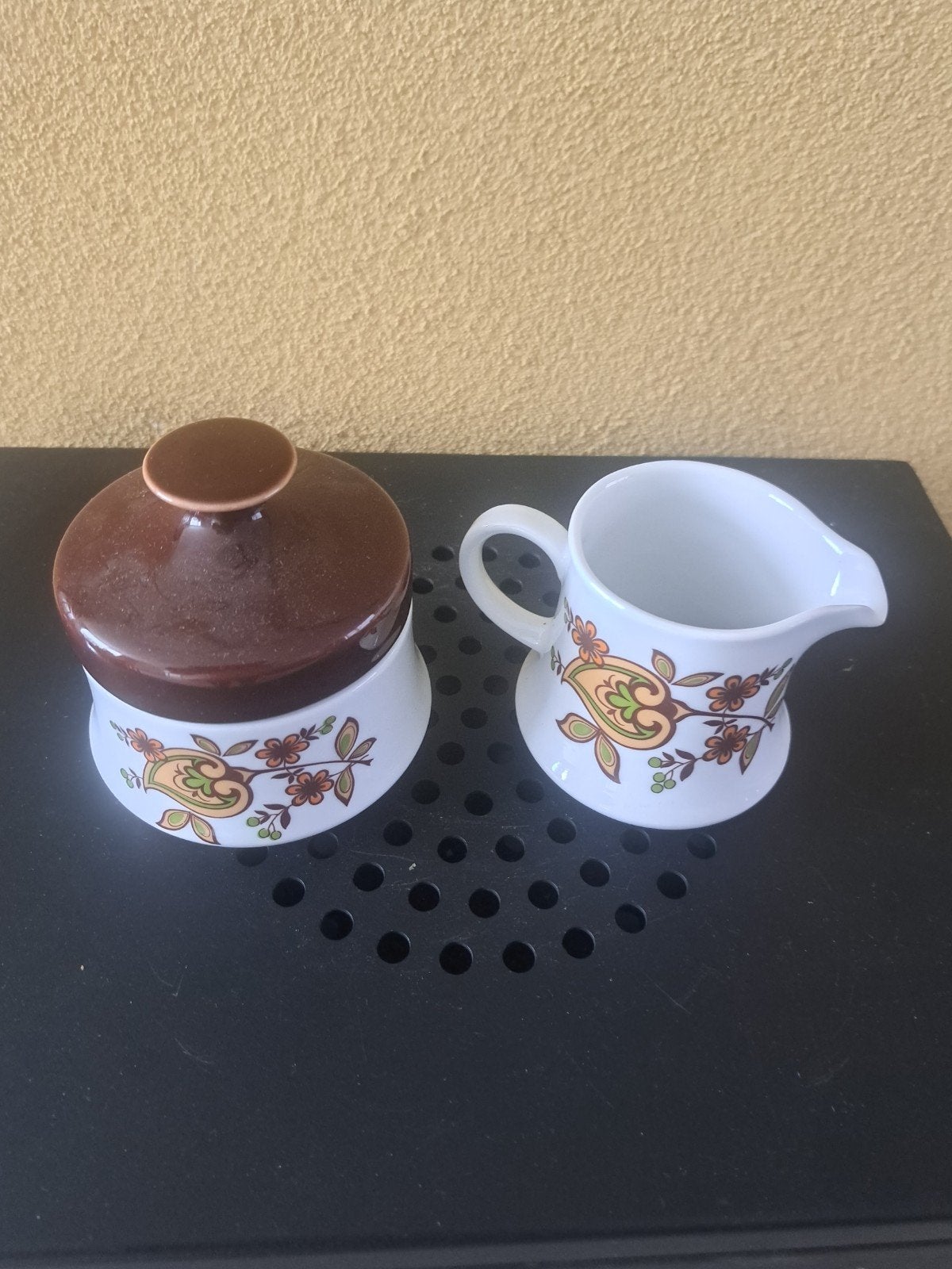 Vintage Schumann Arzberg Bavaria Suikerpot en Melkkan, Ophalen of Verzenden