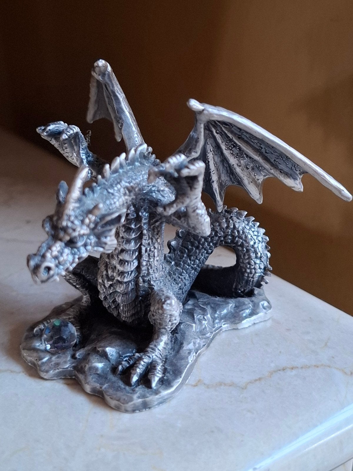 Zemeno Myths and Legends Metalen Draak Figuur Draak, Ophalen of Verzenden