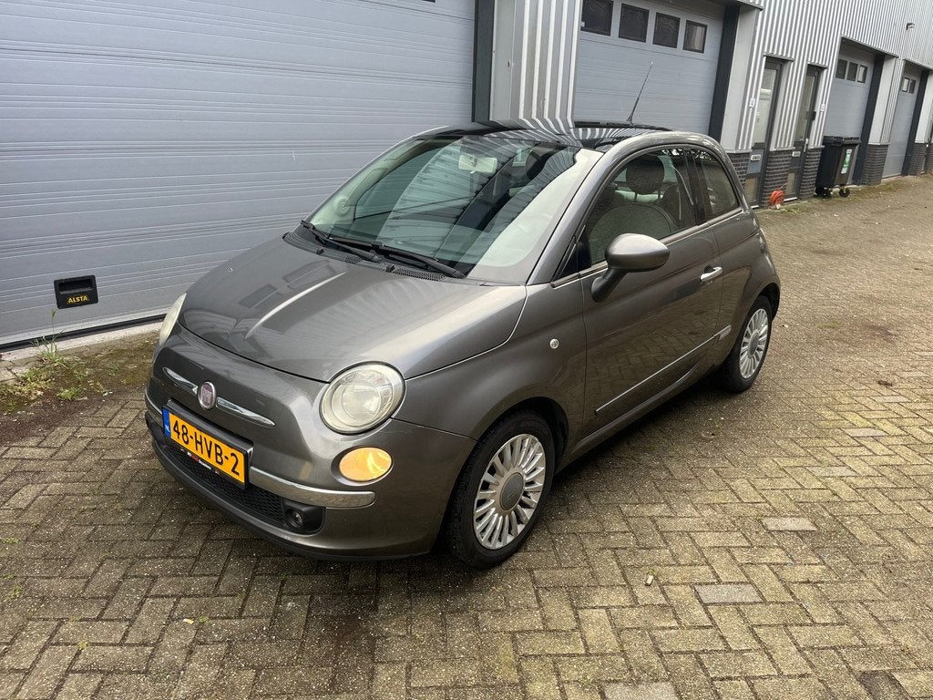 Fiat 500 1.2 Lounge! PANO! AUTOMAAT! AIRCO! 98 DKM NAP!, Auto's, Fiat, Euro 5, Stof, Gebruikt, 4 cilinders