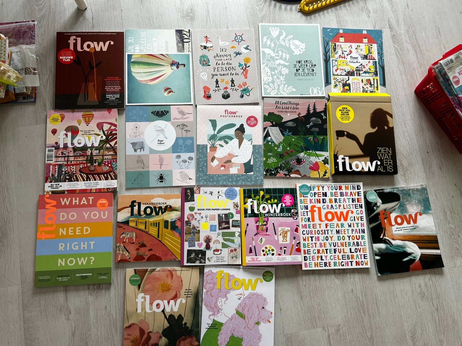 Flow magazine 18 stuks, Boeken, Tijdschriften en Kranten, Gelezen, Overige typen, Ophalen