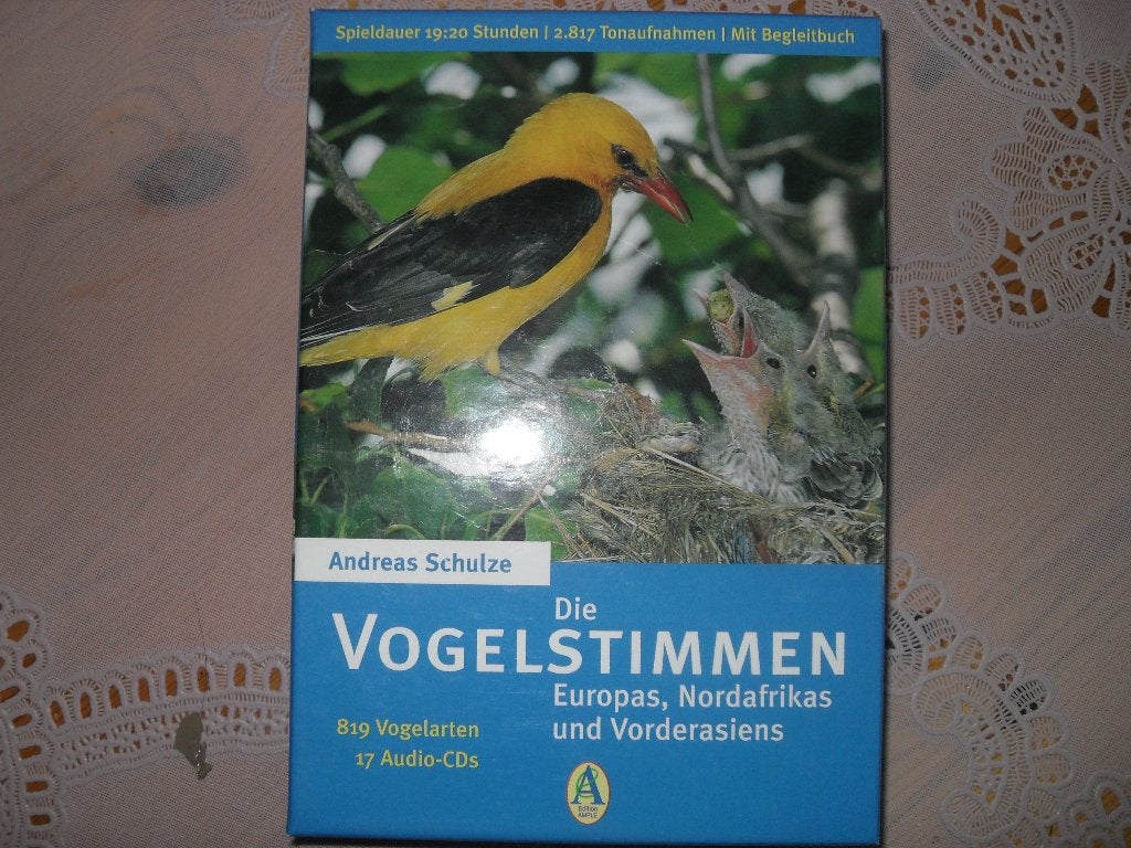 17 CD BOX DIE VOGELSTIMMEN EUROPAS,NORDAFRIKAS,VORDERASIENS., Cd's en Dvd's, Ophalen of Verzenden, Zo goed als nieuw, Overige typen
