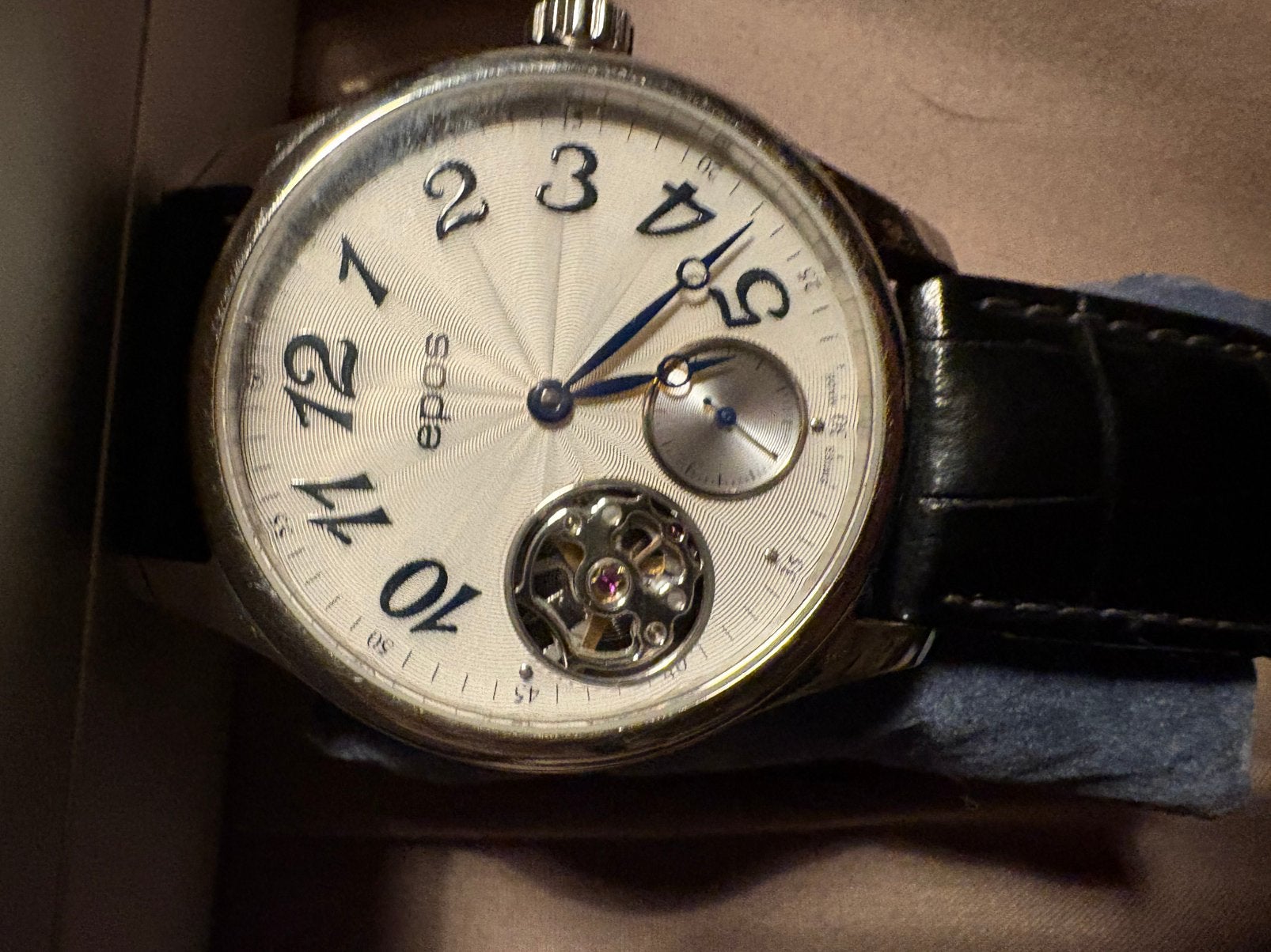 Epos herenhorloge, geen duplica, Ophalen, Staal, Overige merken, 1960 of later