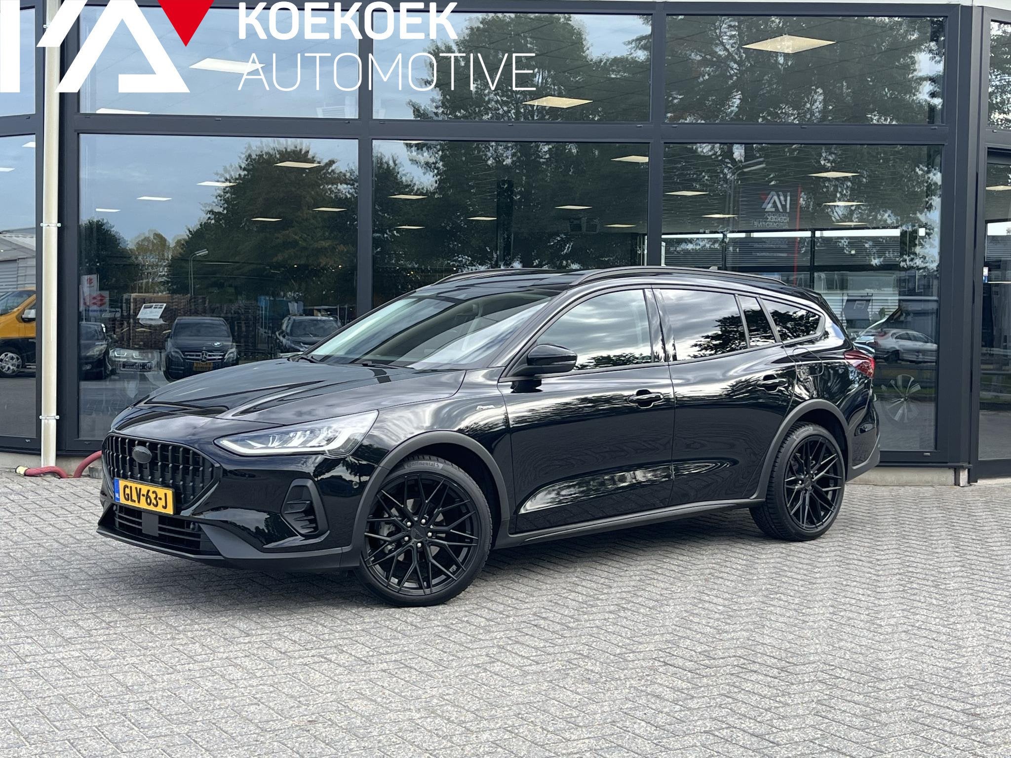 Ford Focus Wagon 1.0 Ecoboost Active ACC/B&O/TREKHAAK, Stof, Gebruikt, Met garantie (alle), Verwarmde buitenspiegels