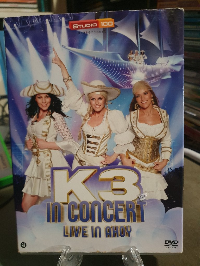K3 live in Ahoy in concert DVD, Alle leeftijden, Ophalen, Zo goed als nieuw