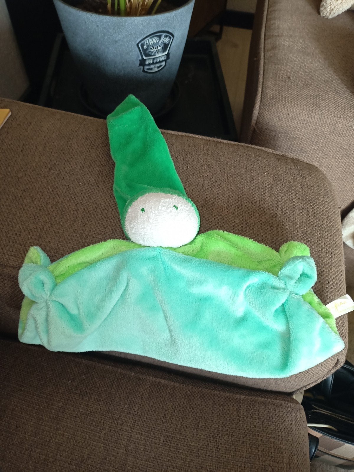 Difrax groene tutpop. Groot model., Groen, Overige merken, Ophalen of Verzenden, Zo goed als nieuw