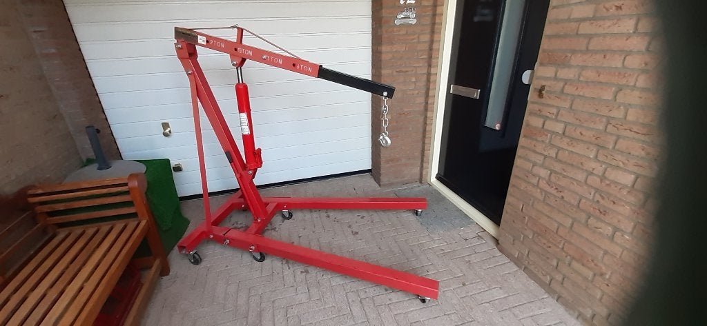 motortakel takel werkplaatskraan te huur, Ophalen, Gebruikt, Handmatig