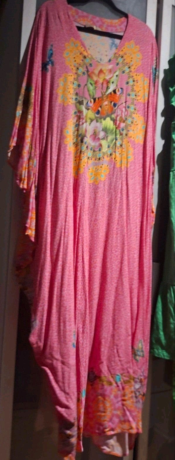 Elegante Kaftan van Katherina loretta, Kleding | Dames, Grote Maten, Zo goed als nieuw, Overige typen, Roze, Ophalen of Verzenden
