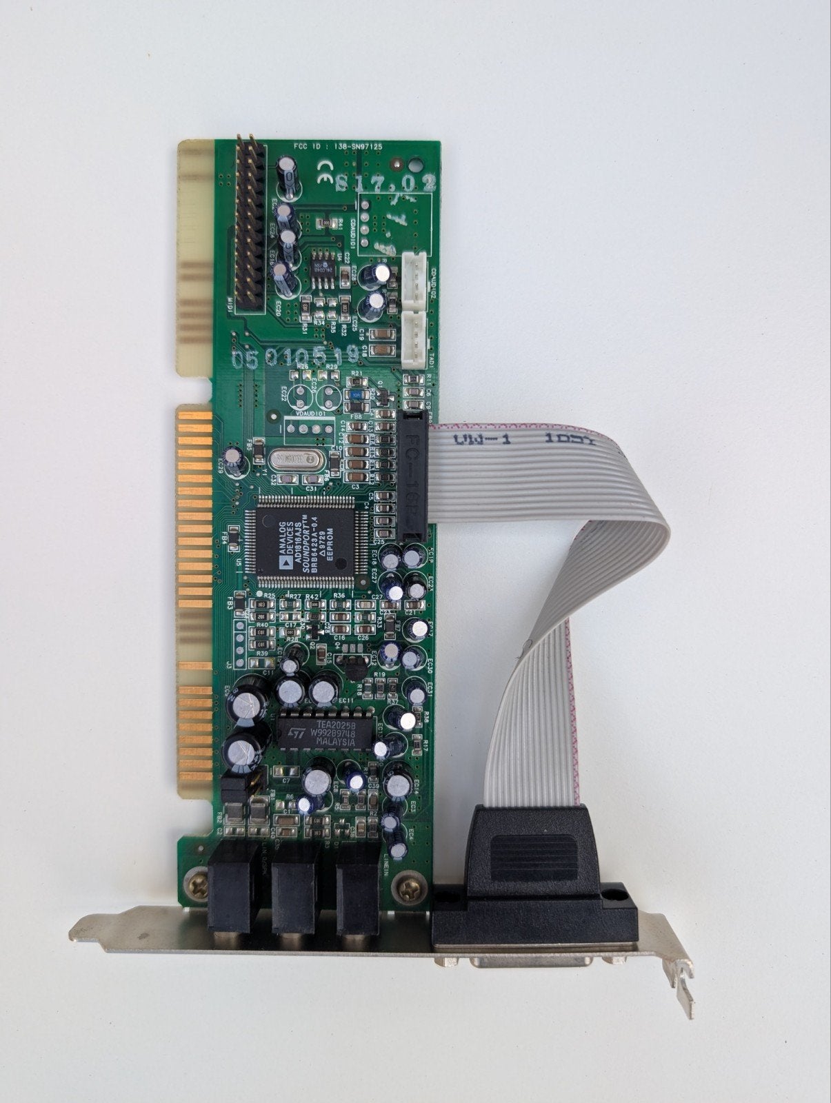 Analog Devices AD1816A SoundPort ISA geluidskaart, Ophalen of Verzenden, Gebruikt, Intern, Analog Devices