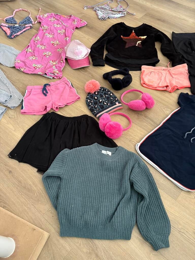 Kleding pakket meisje 122-128, Ophalen of Verzenden, Zo goed als nieuw, Maat 128