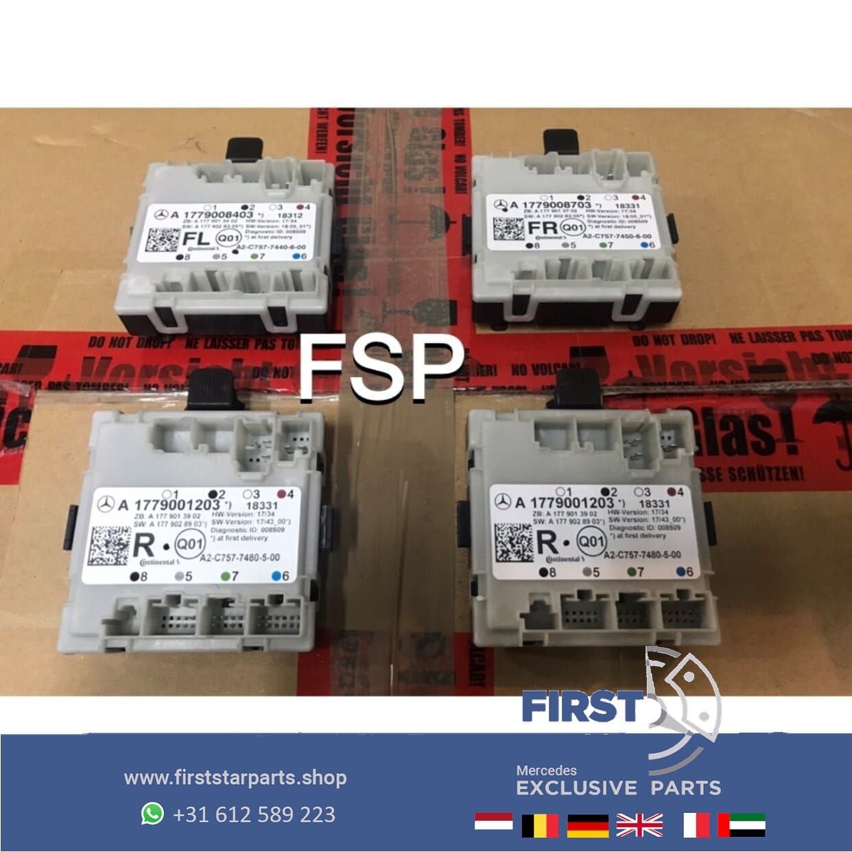 A1779008403 W177 DEUR MODULE LINKS VOOR  Mercedes A Klasse 2, Gebruikt, -, Deur, Links