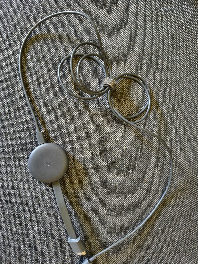 Google Chromecast V3 media streamer in goede staat met kabel, Ophalen of Verzenden, Zo goed als nieuw, HDMI