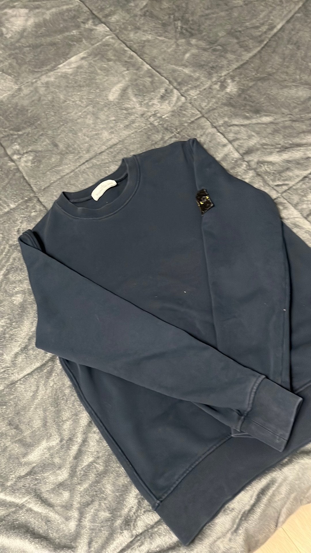 Sweater stone island, Ophalen of Verzenden, Gedragen, Maat 52/54 (L), Blauw