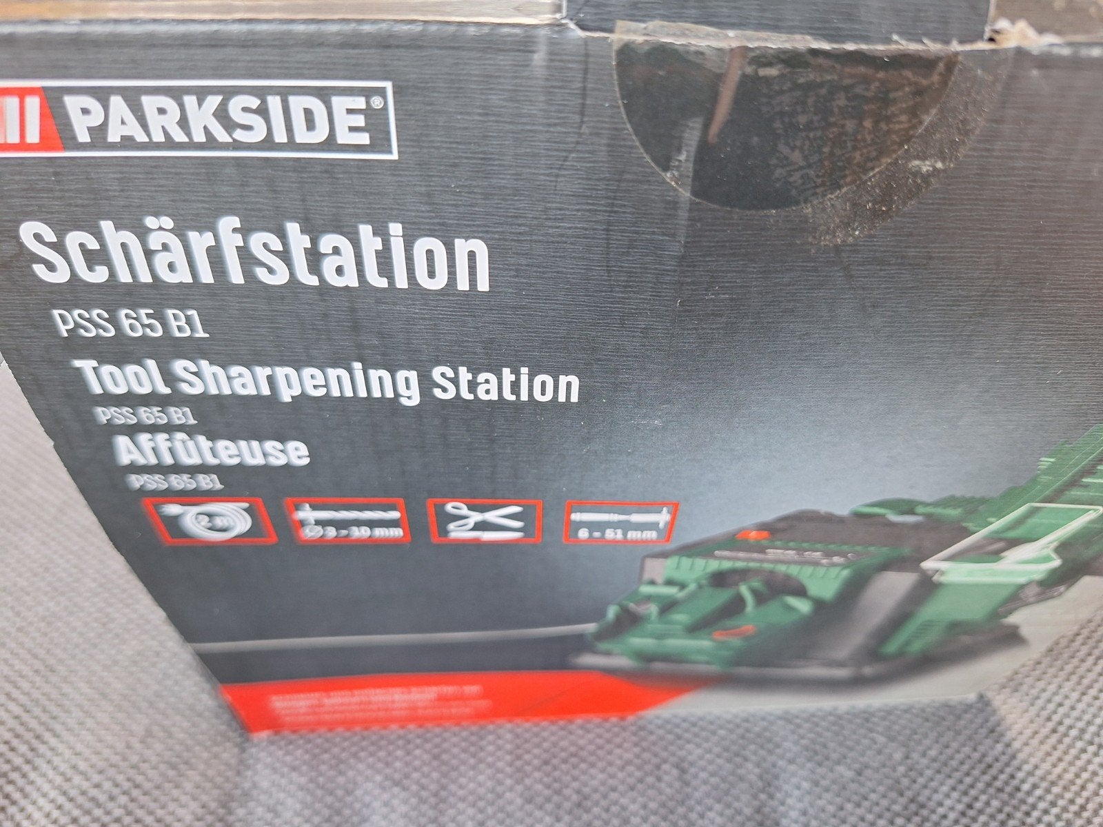 slijpstation Parkside, Ophalen, Zo goed als nieuw, Elektrisch