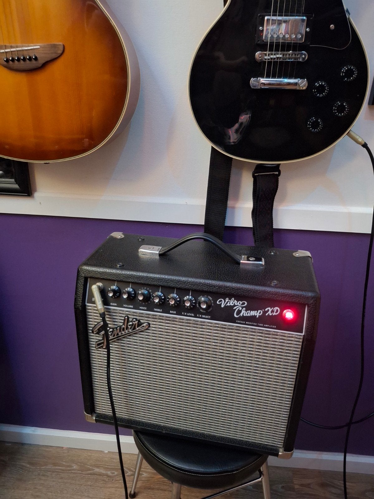 Fender Vibro Champ dx, Ophalen, Gebruikt, Minder dan 50 watt