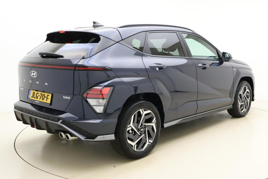 Hyundai Kona 1.6 GDI HEV N Line Hybride automaat | navigatie, Gebruikt, Blauw, Bedrijf, SUV of Terreinwagen