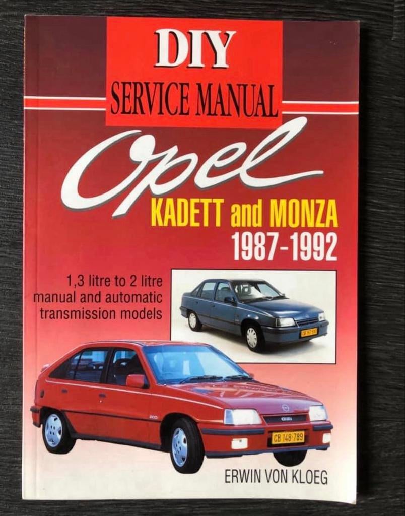 Opel Kadett & Monza Service Manual 1987-1992, Auto diversen, Ophalen of Verzenden