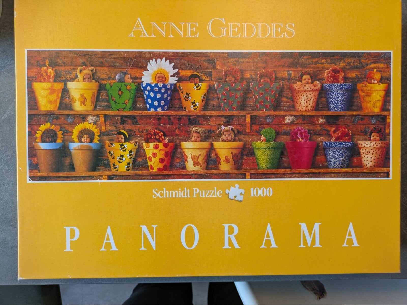 Schmidt puzzel - Anne Geddes - Panorama - 1000 stukjes, Ophalen of Verzenden, Wagon