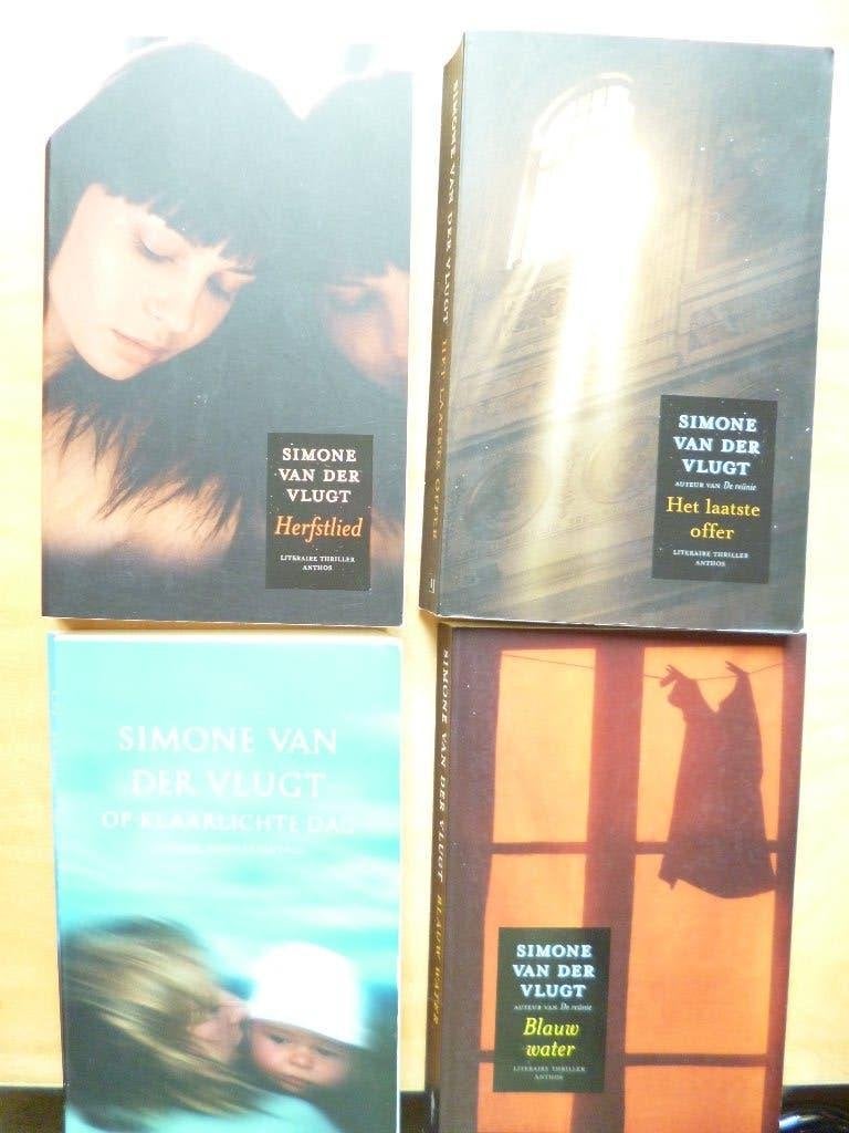 4 Boeken van Simone van der Vlugt €1 per stuk, 3 voor €2,50, Ophalen of Verzenden, Zo goed als nieuw, Simone van der Vlugt, Nederland