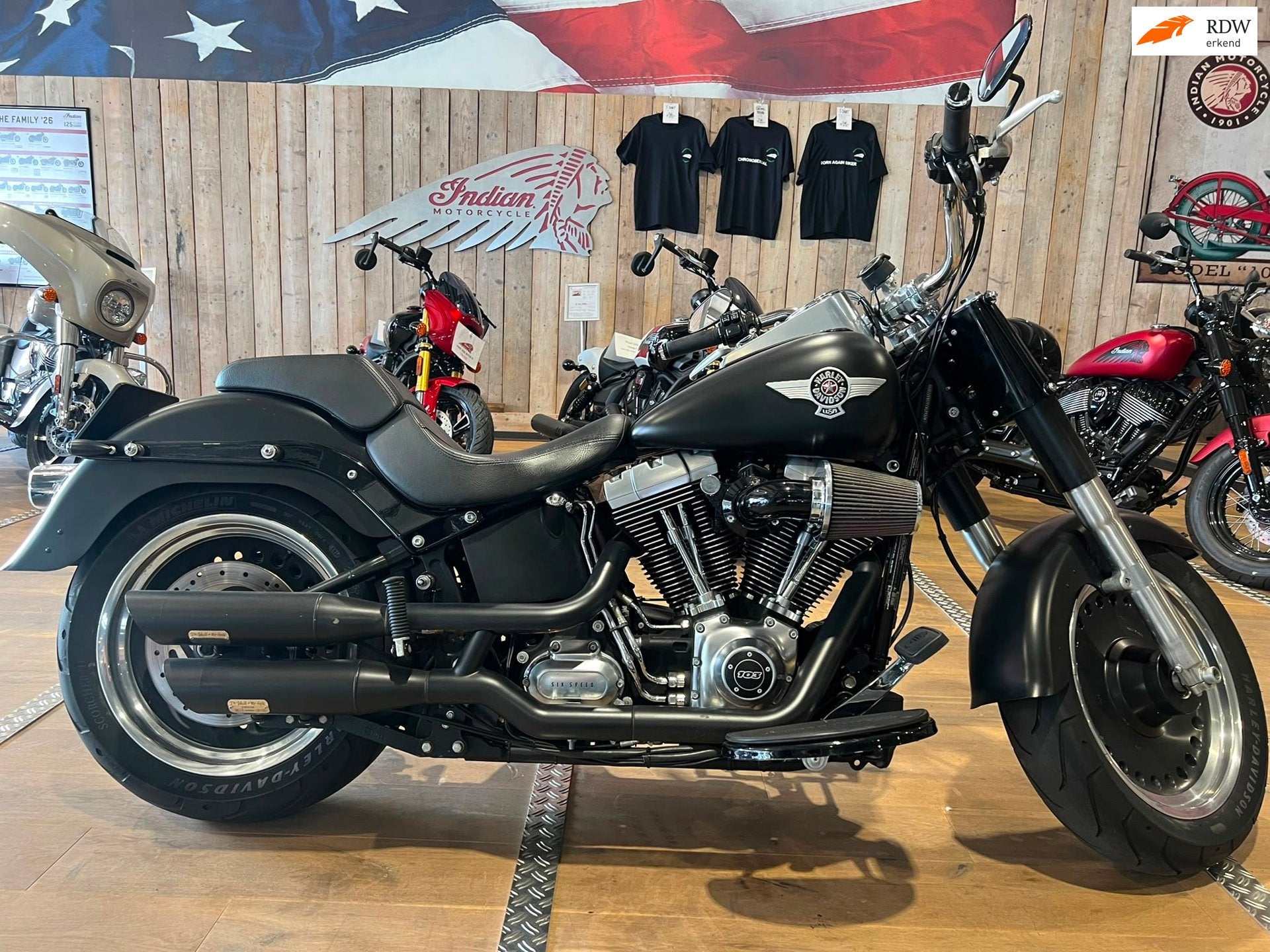 Harley Davidson Chopper 103 FLSTFB Softail Fat Boy Special, LED Verlichting, 1690 cc, Chopper, Bedrijf