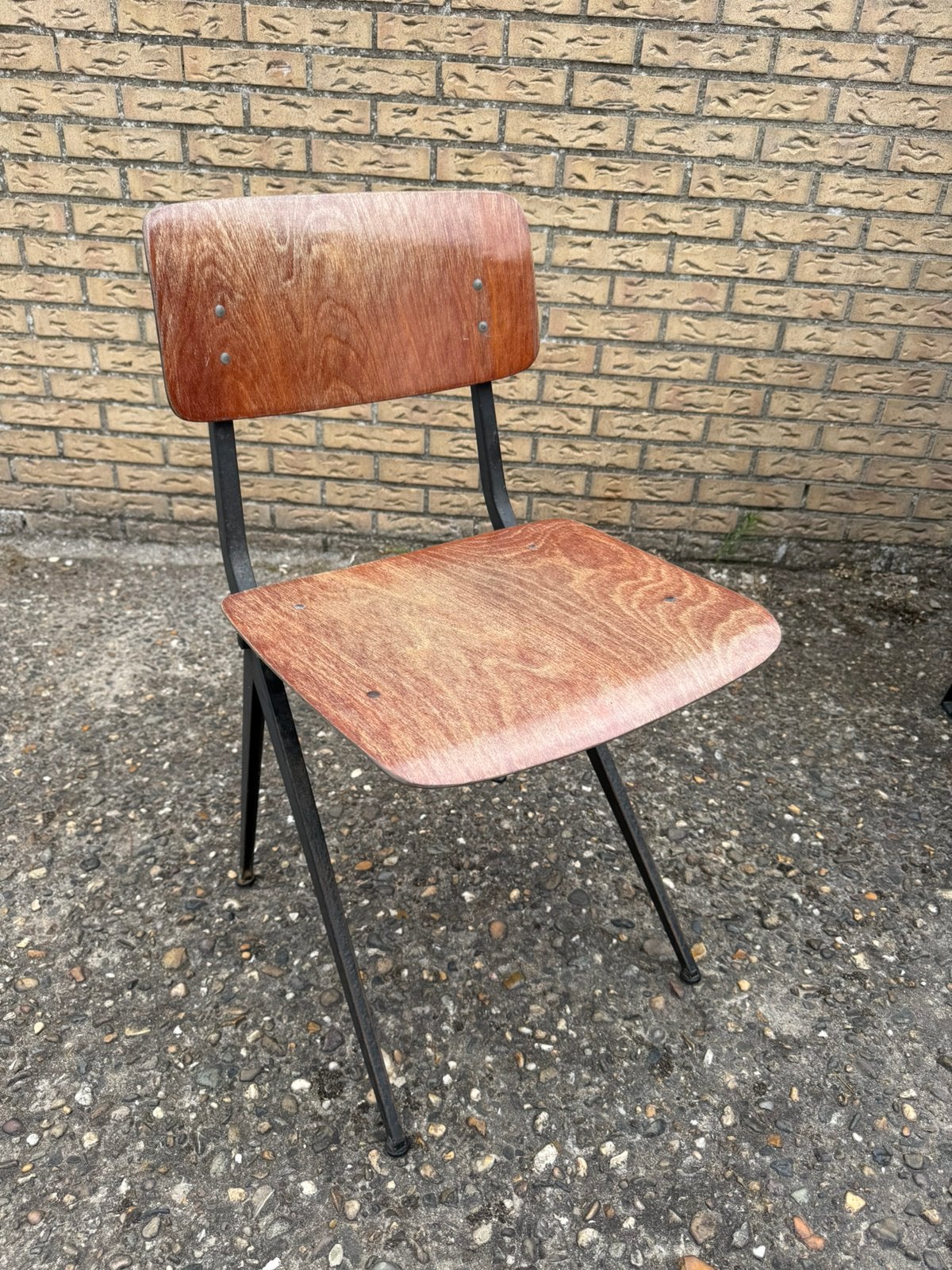 Vintage stoel retro Makro., Ophalen, Zo goed als nieuw, Eén