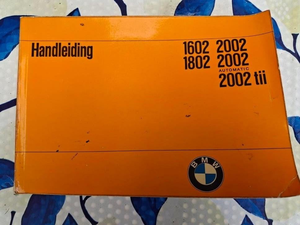 BMW 1602 1802 2002 tii Handleiding Instructieboekje, Ophalen of Verzenden