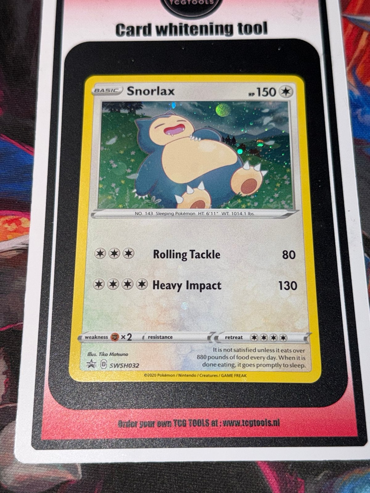 Snorlax SWSH032 Holo Promo NM- (1), Ophalen, Zo goed als nieuw