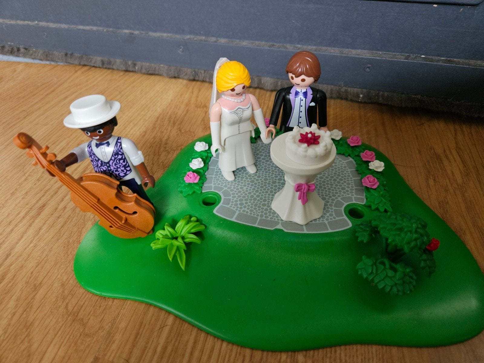 Playmobil Bruiloft: Bruid, Bruidegom en Muzikant, Ophalen of Verzenden, Gebruikt, Complete set