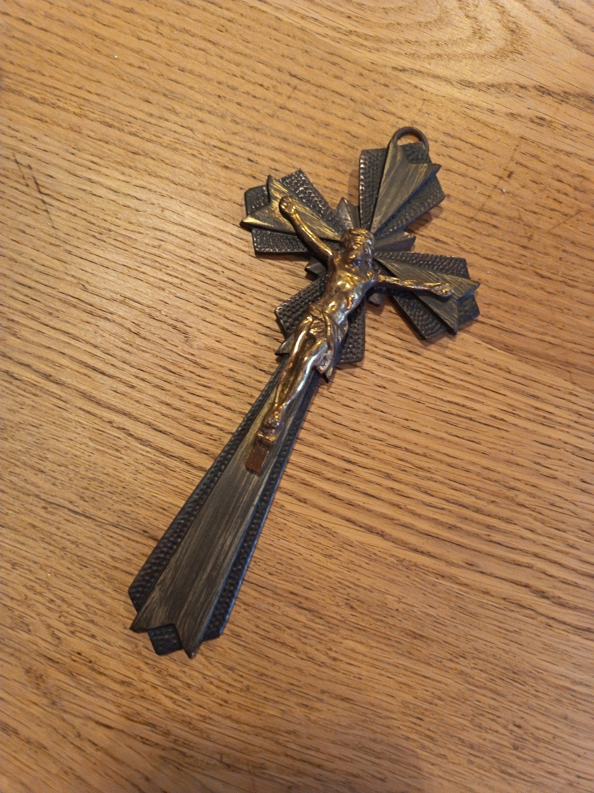 Antiek Kruisbeeld met Corpus - Religieuze Kunst, Antiek en Kunst, Ophalen of Verzenden