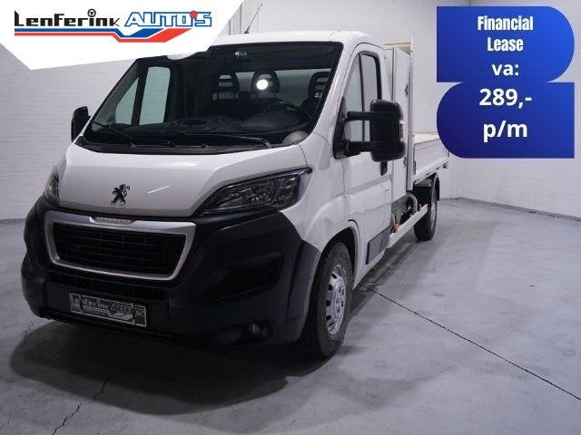 Peugeot Boxer 2.0 HDI 130 pk L4 Kipper Airco, Navi Cruise Co, Voorwielaandrijving, Stof, Gebruikt, 4 cilinders