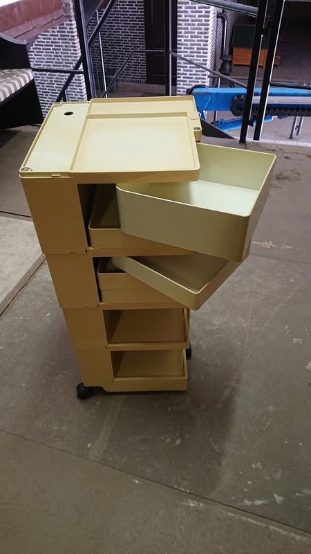 Joe Colombo Boby trolley kast vintage, Ophalen, Minder dan 50 cm, Gebruikt, Design tijdloos vintage